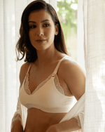 Bralette lactancia - ALAIA Marfil