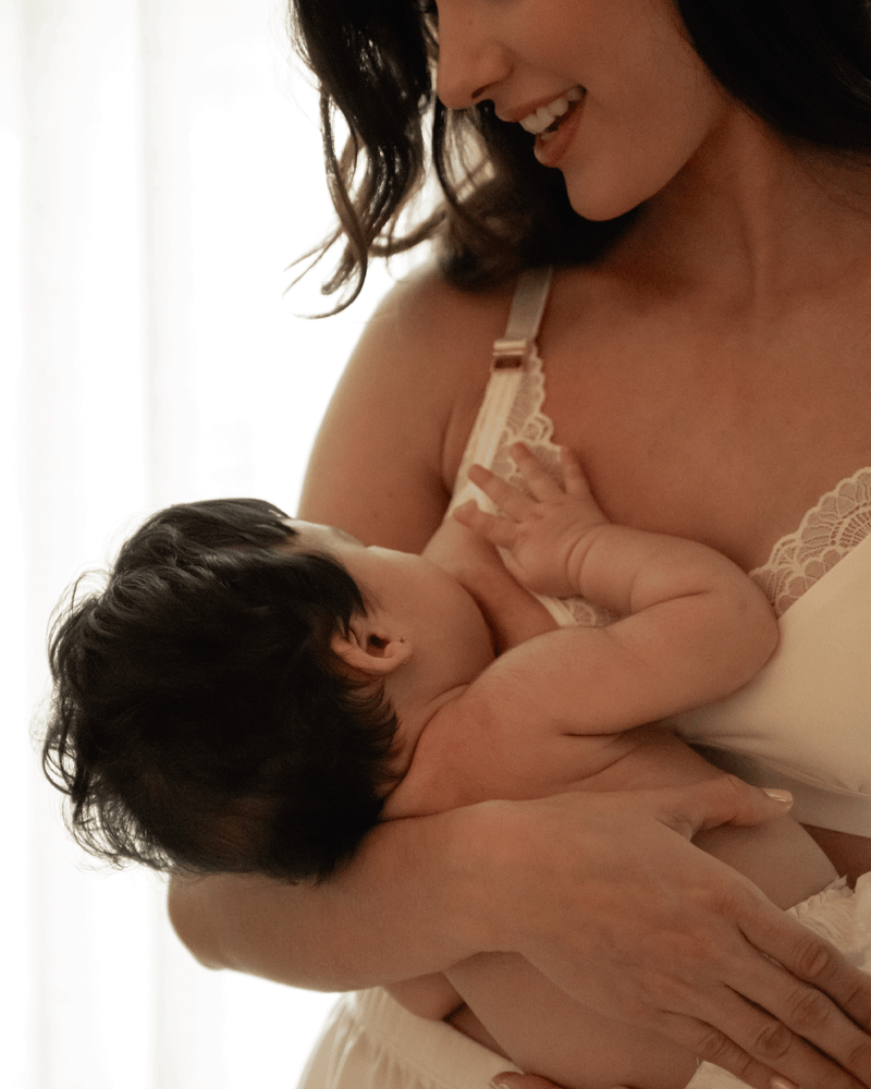 Bralette lactancia - ALAIA Marfil