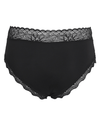 Panty cachetero tiro alto - ALMOND NEGRO