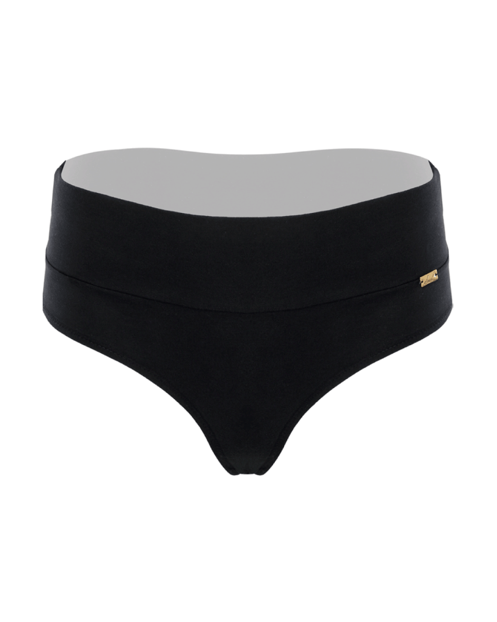 Panty tiro alto en algodón - EVERYDAY NEGRO